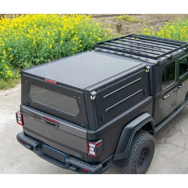 

High QualitAluminum Waterproof 4x4 Pickup Truck Canopy for NP300 Steel Truck Topper