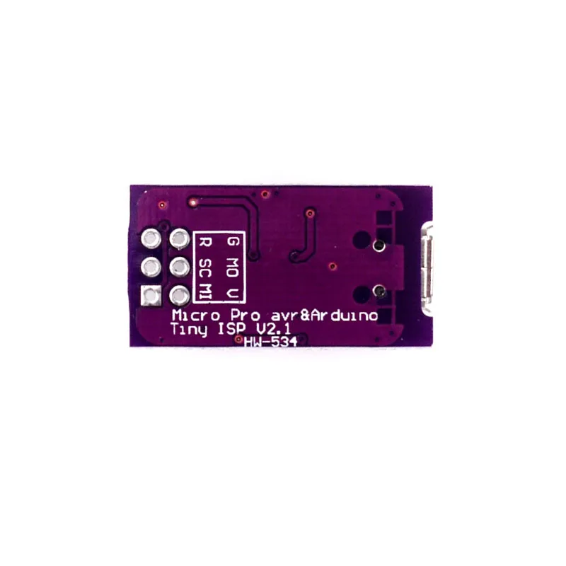 Micro USB Tiny AVR ISP ATtiny44 ATTiny45 ATTiny85 USBTinyISP Programmer Module for IDE Bootloader ISP Microcontroller 5V