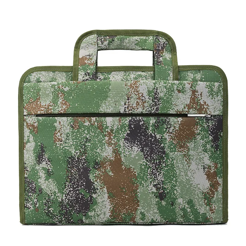 Starry Sky Camo Bag Green Computer Public Document Handbags SIMOER 826