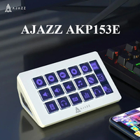AJAZZ AKP153E Mini Keypad 15 Macro Keys Trigger Actions Stream Deck Multifunctional Console Panel Desktop Custom Keyboard Gifts