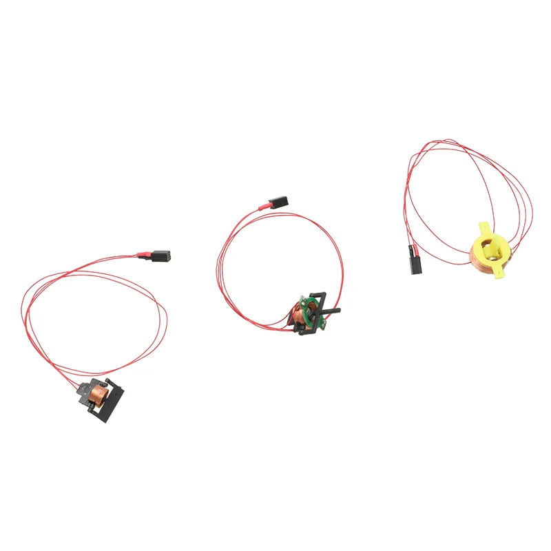 Servo elettromagnetico 3PCS 0.4g 0.9g 1.3g con cavo di collegamento attuatore magnetico timone femmina da 1.27mm