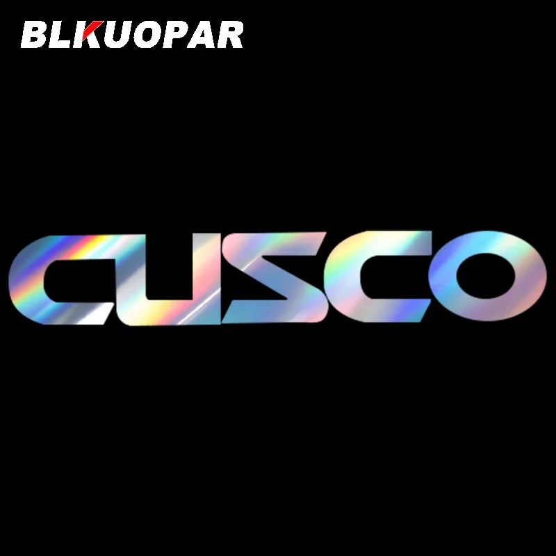 BLKUOPAR for Cusco Sticker Vinyl Car JDM Car Stickers Laser Decals Motorcycle Helmet Skateboard  Occlusion Scratch Trunk Decor