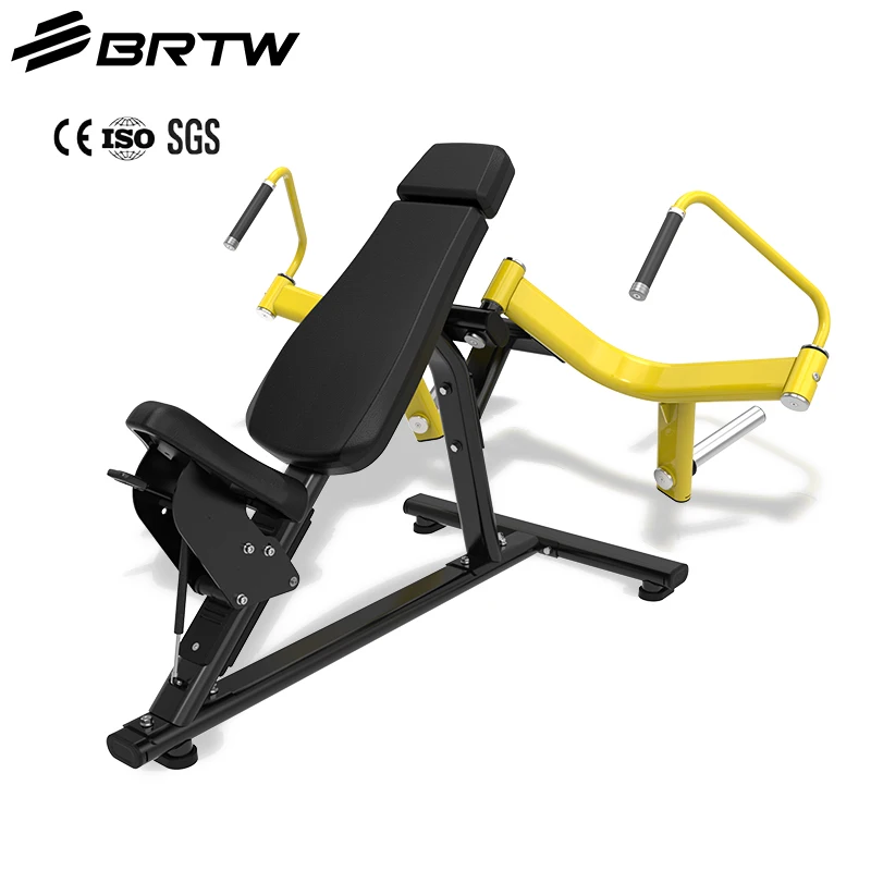 Bodybuilding Factory Direct Sales Incline Chest Fly Machine Commercial Gym Equipment Plate Loaded Incline Pec Fly Machine
