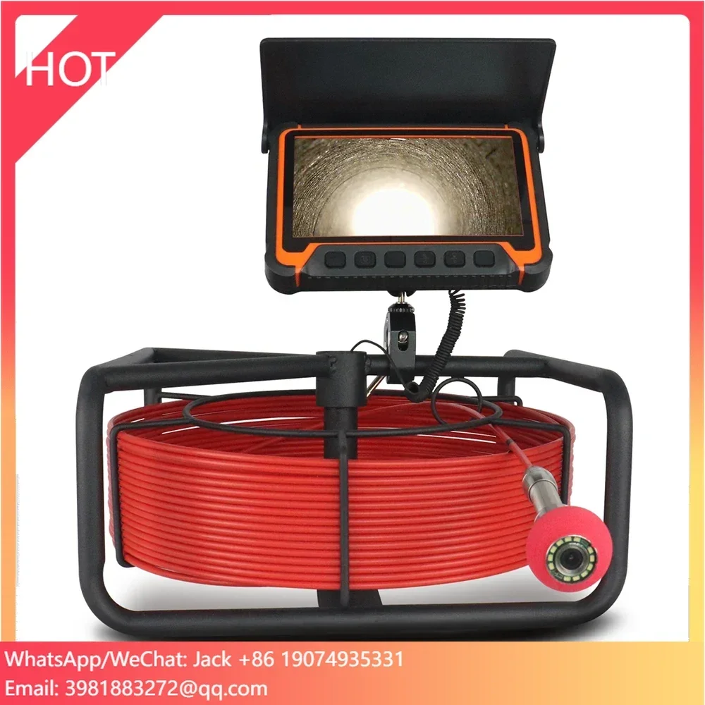 Rust Resistance Handheld Inspection Camera Sewer Inspection Camera Plumbing Inspection Camera with 512 hz Transmitter