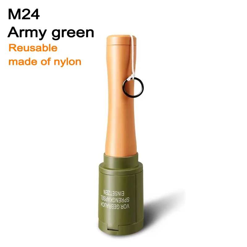 

K25-Nylon Impact Resistant Reusable Grenade Model Multi Styles Outdoor Shooting Game Toy Prop