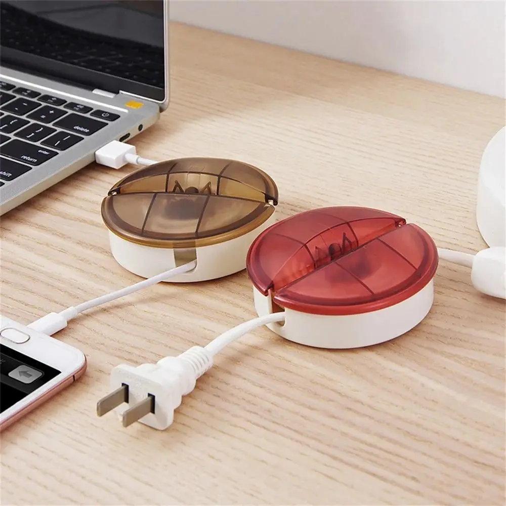 

Retractable Cable Management Boxes Fixing Wire Bundling Desktop Cable Organizer Fastening Cable Ties Line Winder
