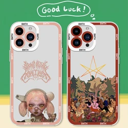 B-Bring Me the H-Horizon Post Human Nex Gen Phone Case for iPhone 12 11 13 14 15 16 Max Pro Plus Transparent Bezel Cover