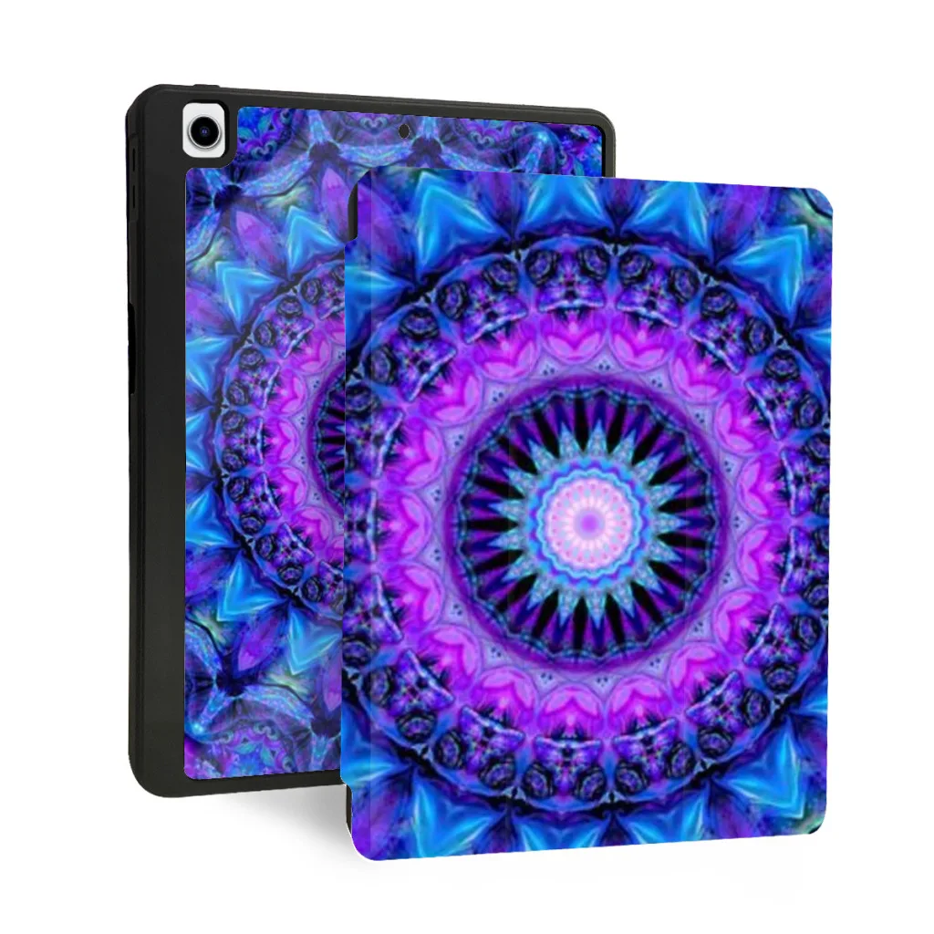 

Turquoise Purple Yellow Mandela Geometric For iPad Case For iPad 10th Pro 9 8 7 For iPad Air 5 4 3 2 Mini 6 10.5 cover