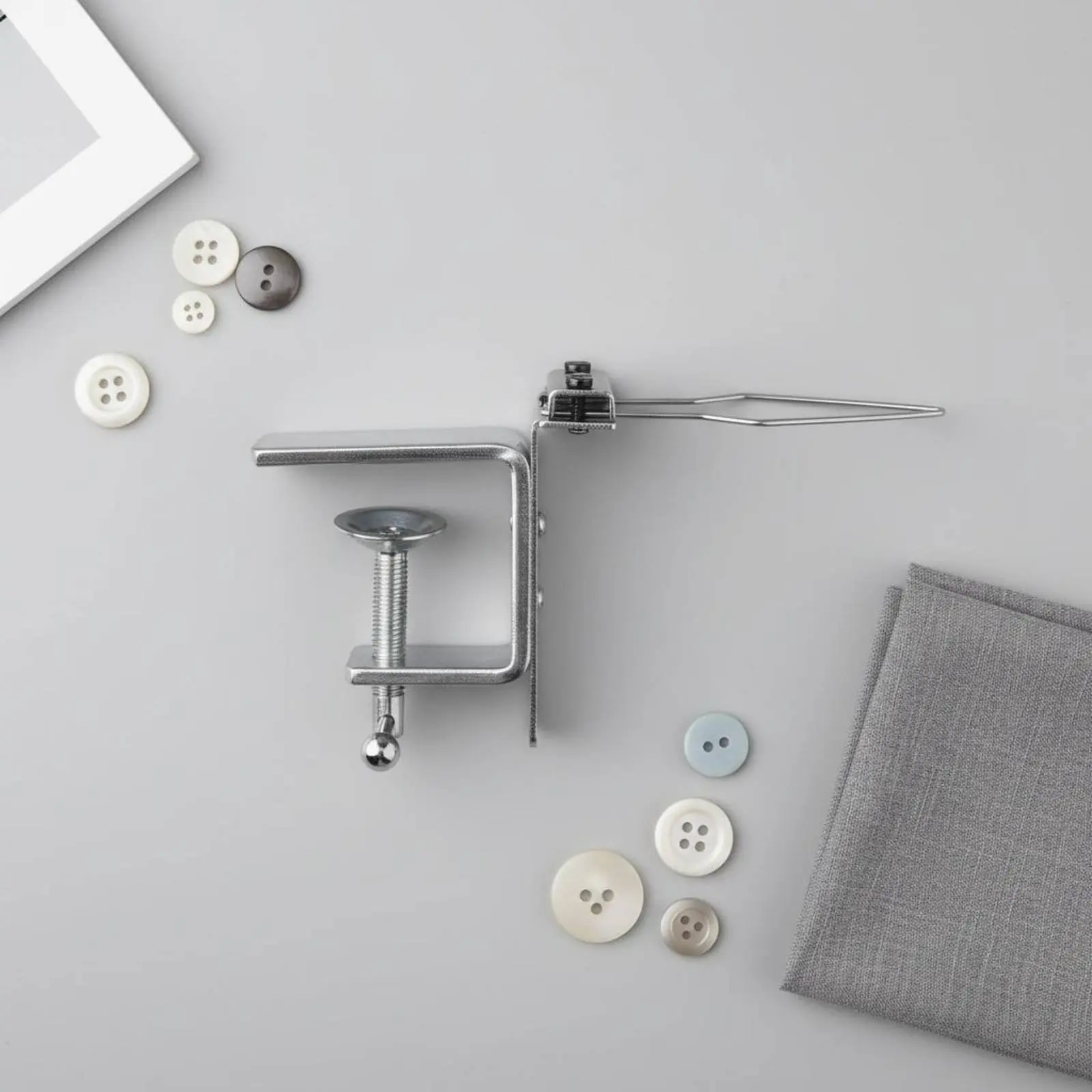 

Button Attaching Tool Quick Use Clamp on Button Tool Time Saving for Seamstresses