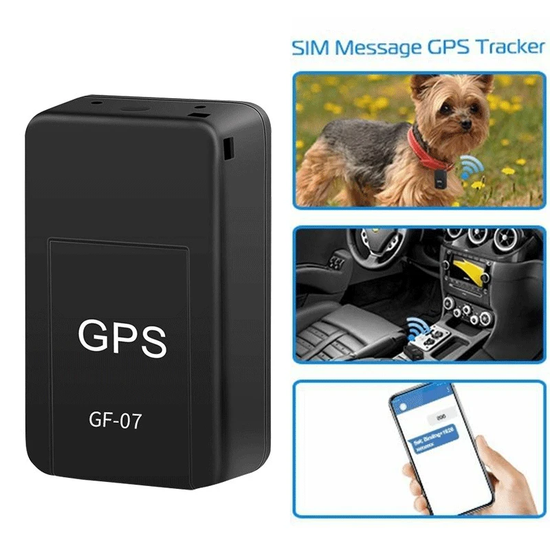 GF-07 GPS Magnetic Car Locator SOS Tracking Device Car People Pet Mini Real Time Tracking Magnetic Locator Anti Loss GPS Locator