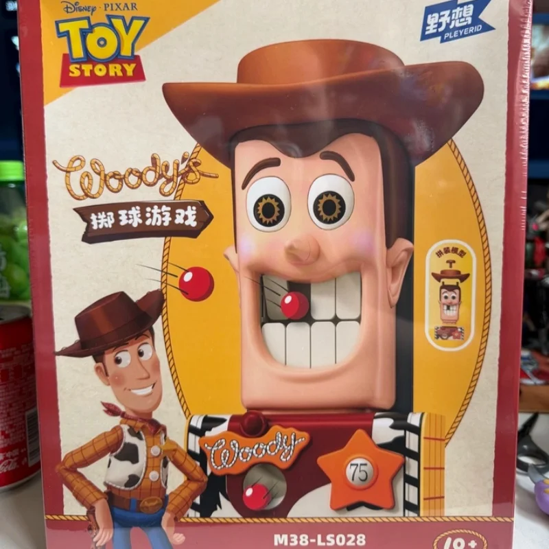 New Woody Big Teeth Assembly Building Block Model Ball Toss Board