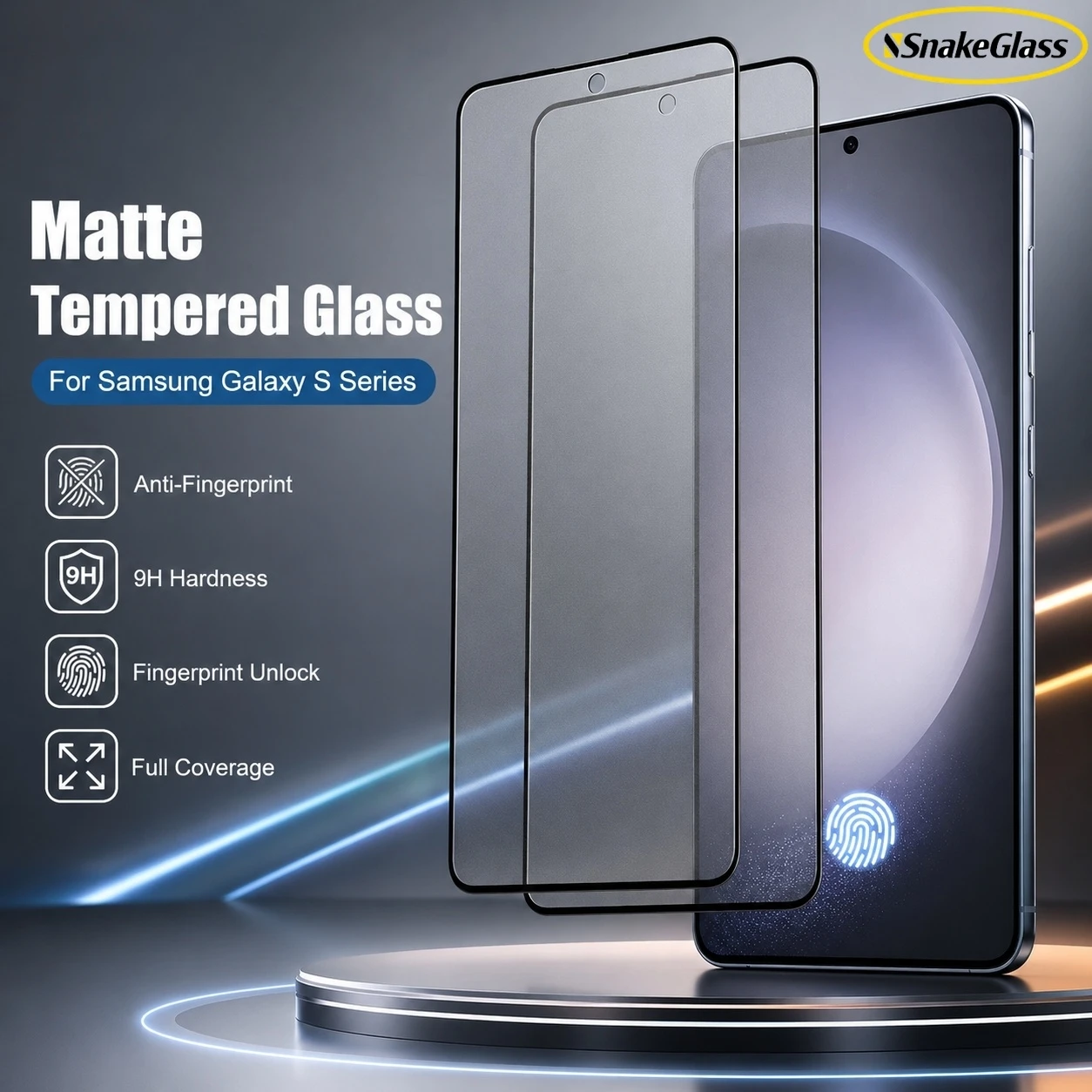 2 Stück Mattes Panzerglas für Samsung Galaxy S26 Ultra S25 Edge S24 Plus S23Ultra S22+ S21 FE Anti-Fingerabdruck Anti-Kratz-Folie