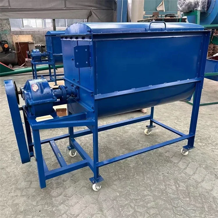 

small horizontal mixing machine for sale small horizontal Automatic horizontal mixer for poultry feed high homogeneous