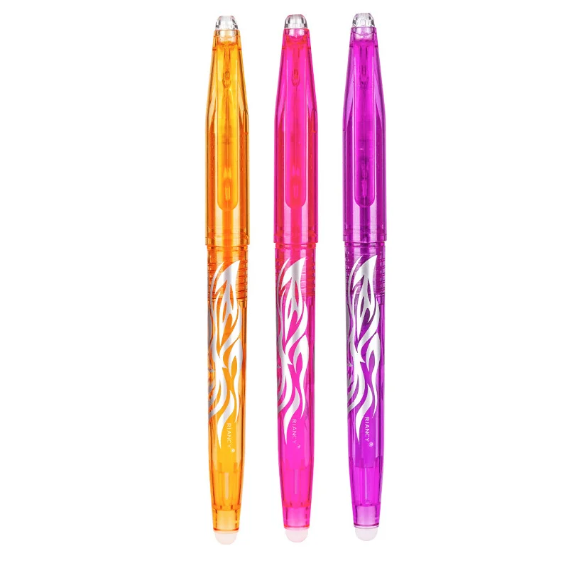 3/1PCS Neutral Erasable Gel Pens in Multiple Colors For Kids Washable Handle Durable and Smooth Writing Continuous Ink