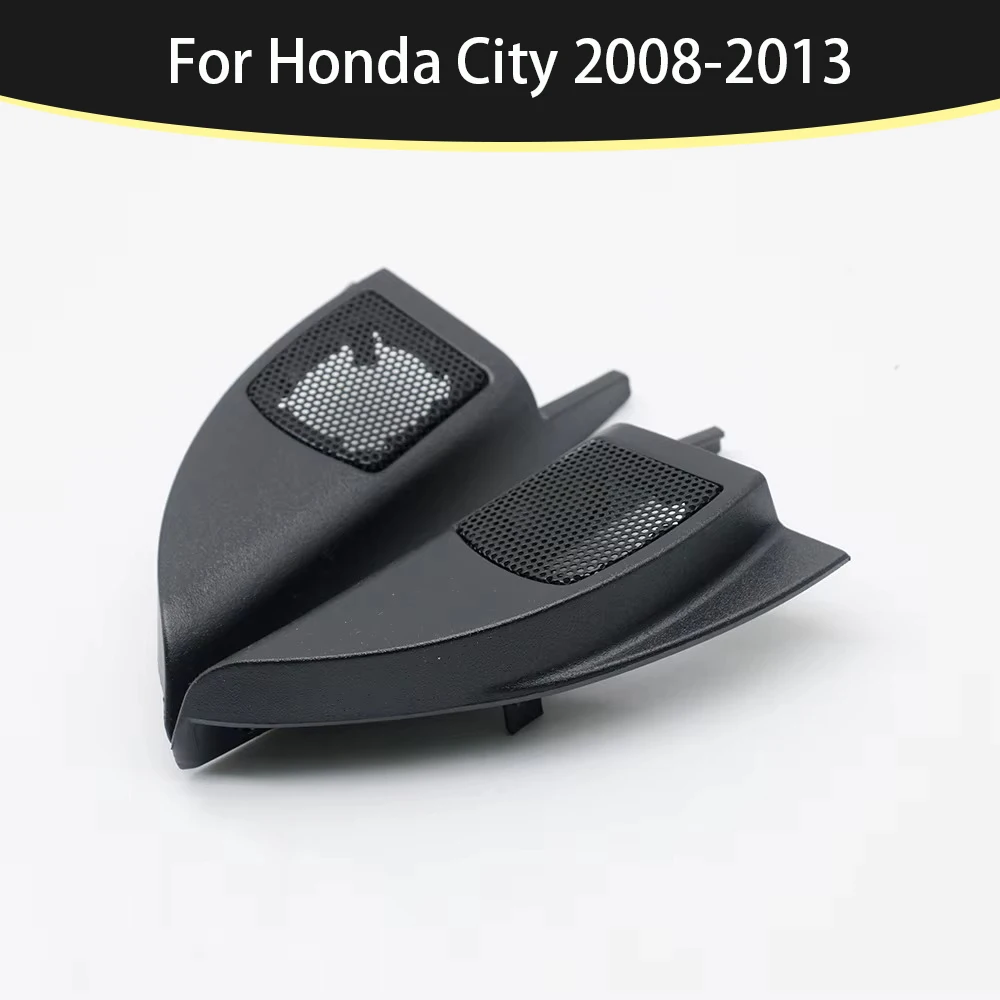 2Pcs For Honda City 2008-2013 Car Tweeter Refitting Audio Door Angle Gum Speaker Cover Boxes Mounts