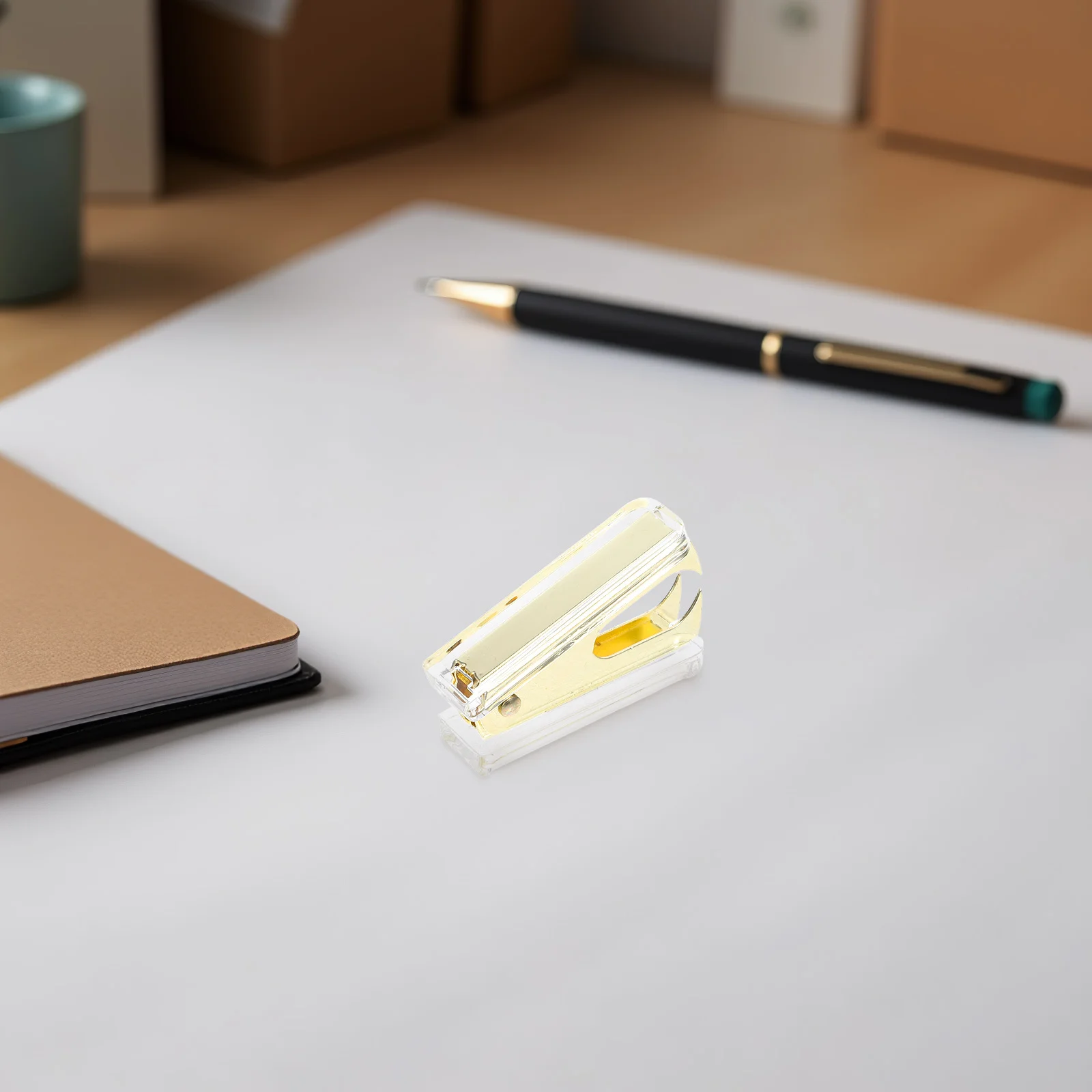 3 قطعة مزيلات التيلة من الأكريليك الشفاف، أداة إزالة التيلة الصغيرة المحمولة المريحة، مستلزمات مكتبية، كباسات شفافة للمكتب