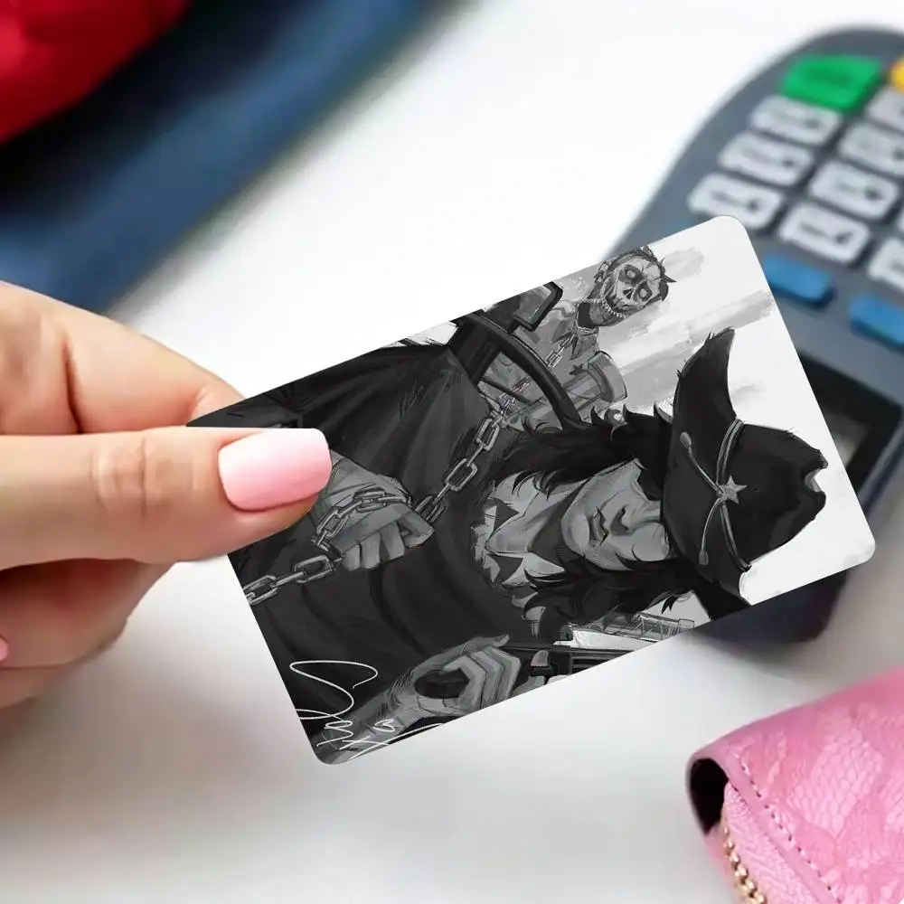 COOL T-The Walking Dead Carl 4pcs 1Set Card Stickers Small Waterproof Chip 4PCS Card Sticker Anti-Scratch