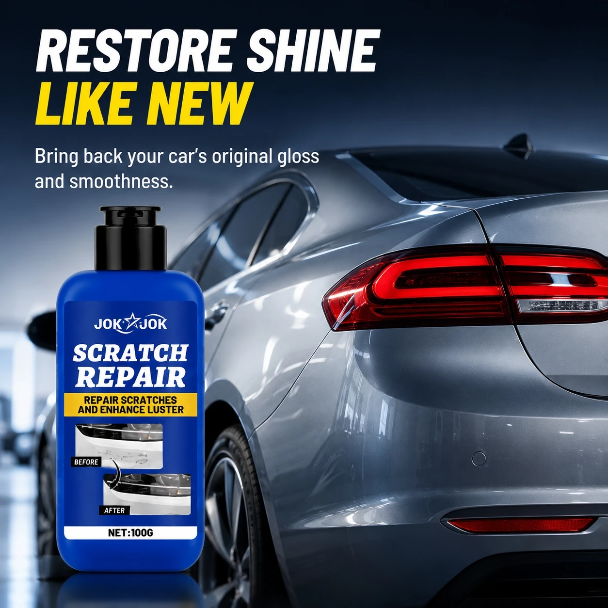 Scratch Repair Wax - Quick Scratch Removal for Cars, Multi-functional Polishing Protection Wax, for Minor Scratch Repair