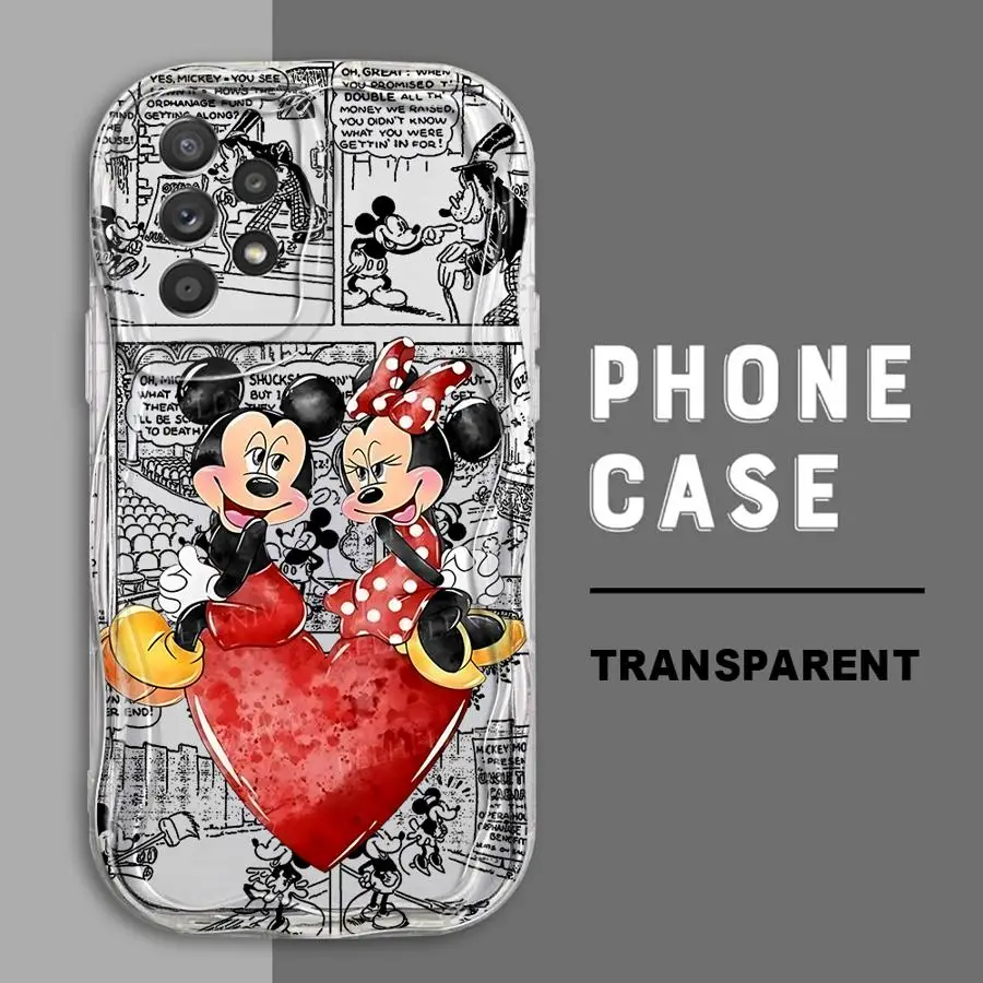 حافظة لهاتف سامسونج جالاكسي A04 A16 A03 A12 A13 A11 A02s A15 A20 A50 A05 A06 غطاء هاتف ناعم ديزني ميكي ميني الساخن #5