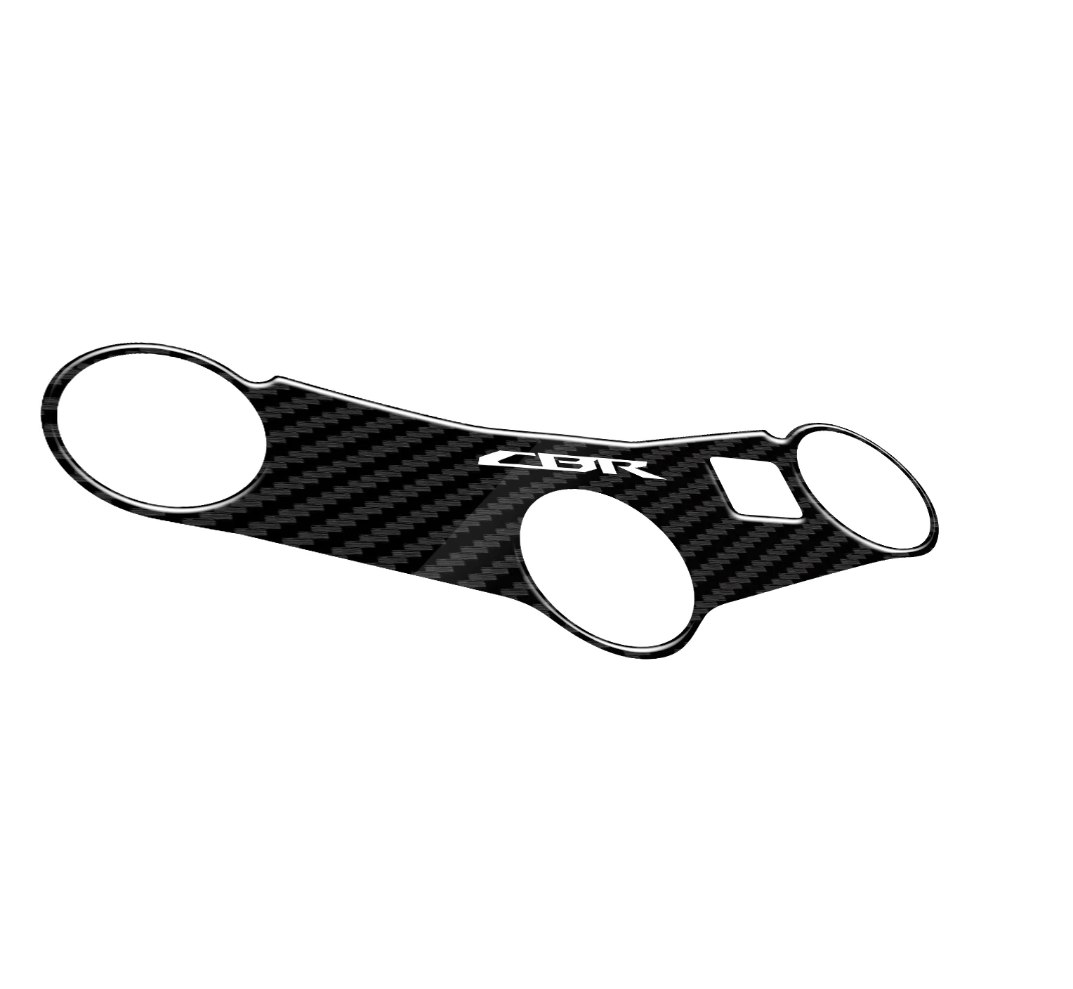 

For HONDA CBR600RR CBR600 F5 2003-2004 Motorrad 3D Carbon-look Upper Triple Yoke Defender