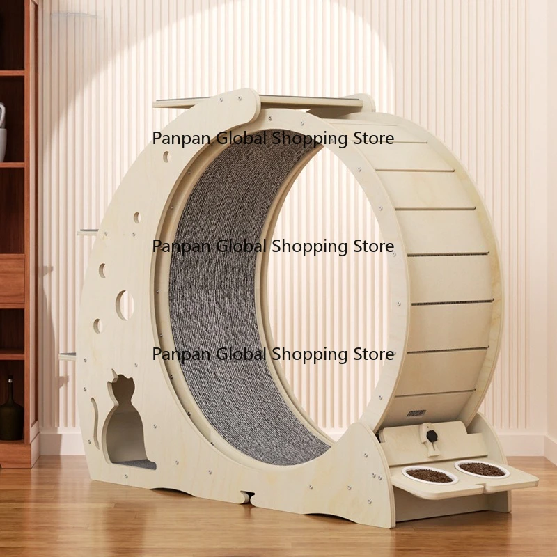 

Treadmill Anti-depression Fiberboard Mascot Wooden Pet Pedal Pet Dog Fun Fitness Running Wheel