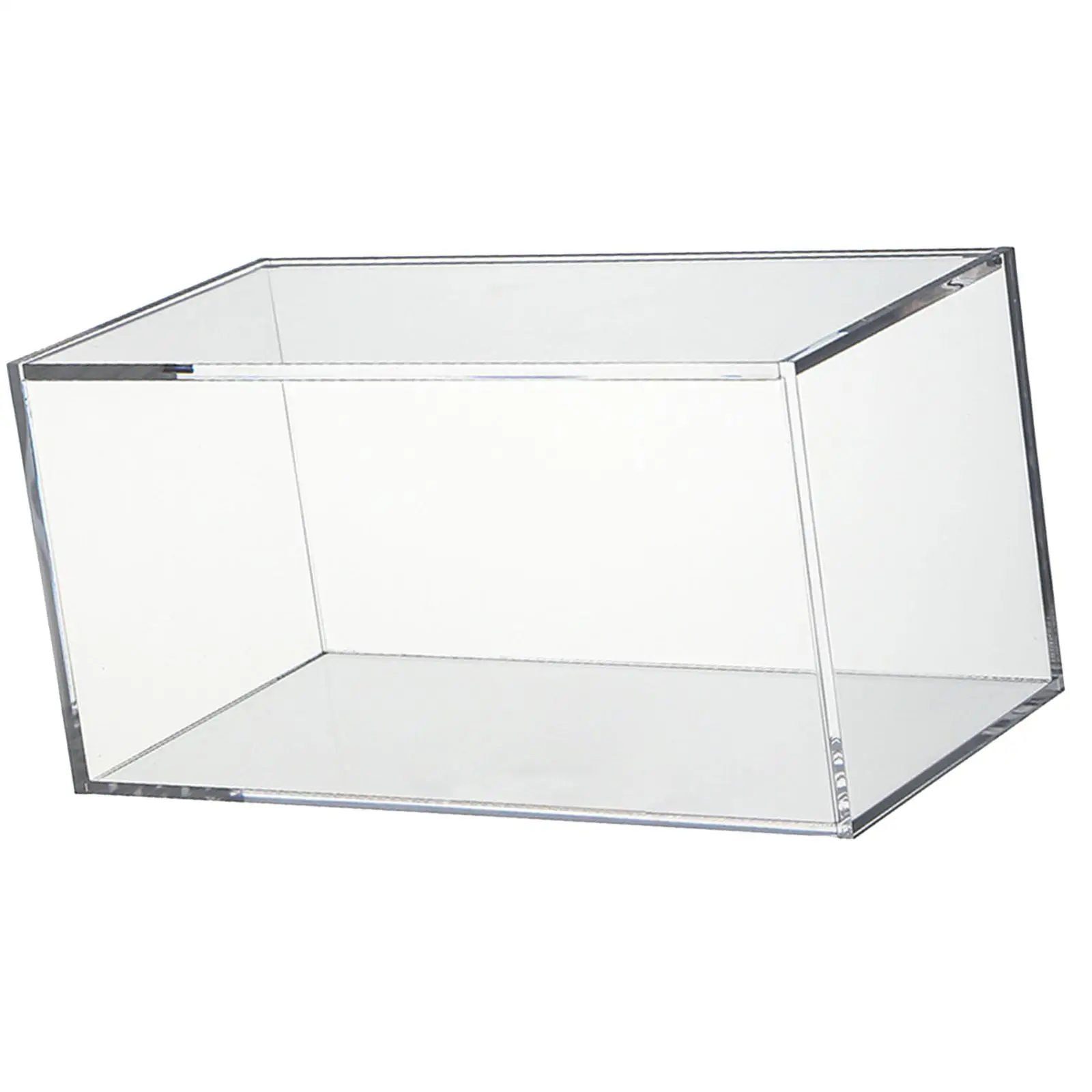 Acrylic Box with Lid Display Case Multipurpose Cabinet Organizer Countertop Box Storage Case