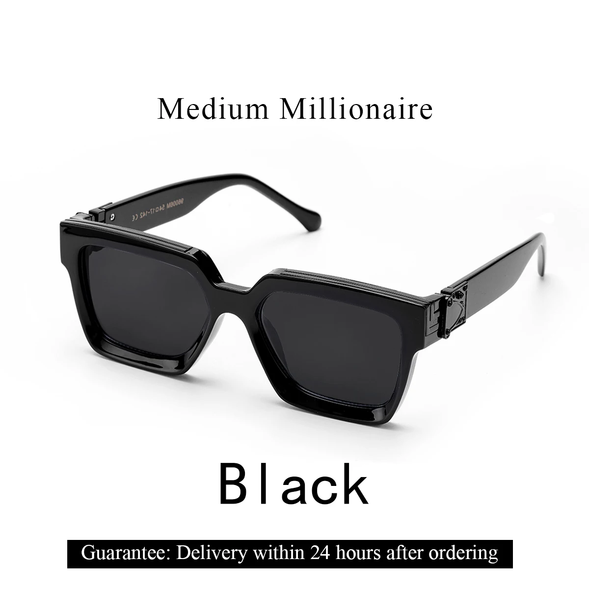 Ruiao Millionaire Sonnenbrille Schwarz 7