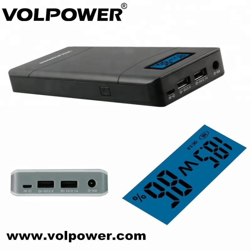 Imagem -04 - Volpower Bank 12v 16.5v 19v 20v 24 3.5a dc Tensão de Saída Power Bank para Superfície Pro Lenovohp 2023