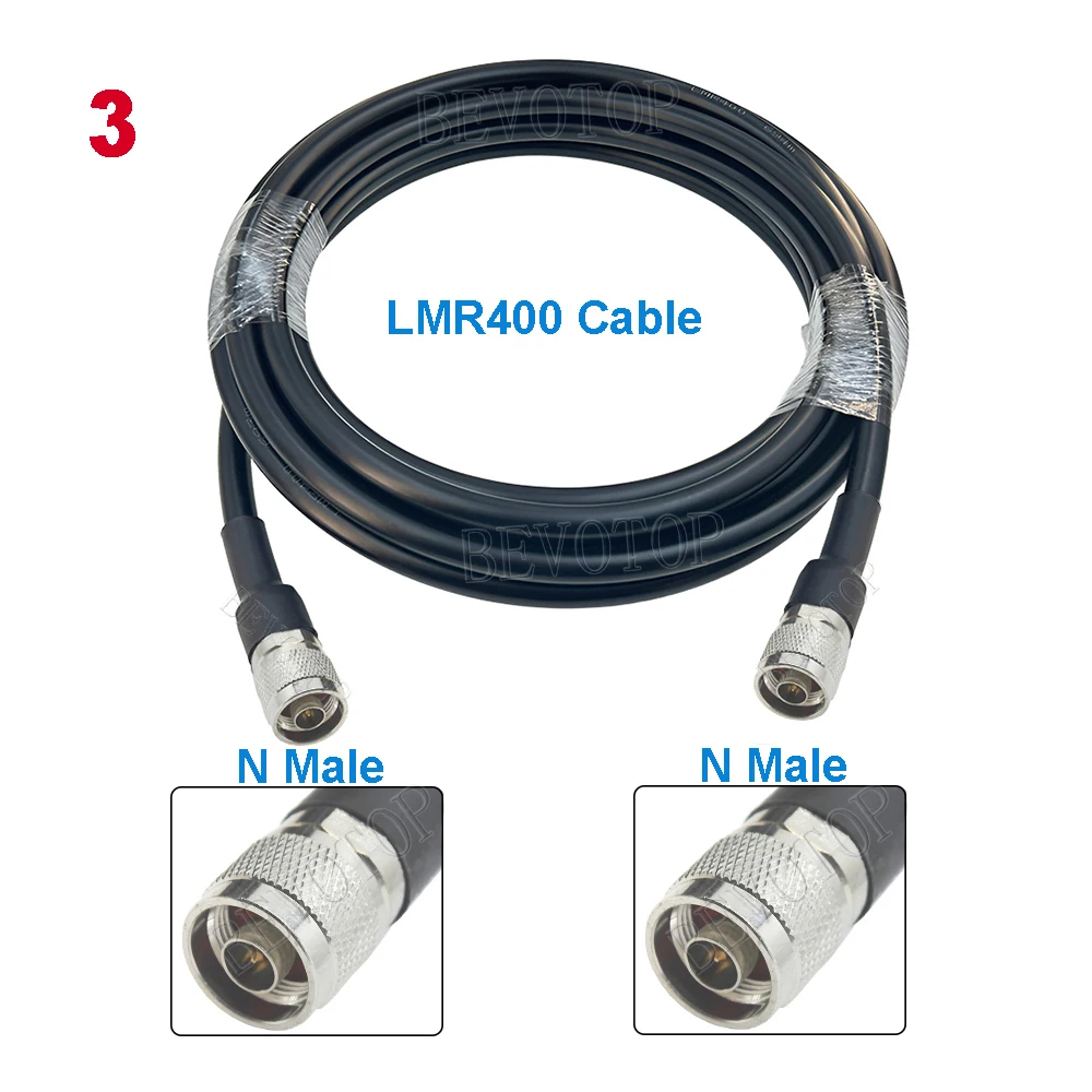 1PCS N Type Man-vrouw LMR400 Jumper Pigtail Radio WIFI Coaxiale Kabel voor 4G LTE Mobiele versterker Mobiele Telefoon Signaal Booster