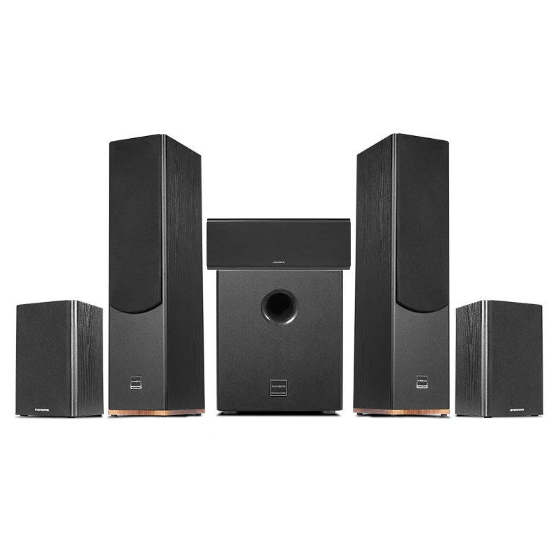 5.1 Tower Home Theater System Surround Sound Floor-standing Wooden Home Theatre System