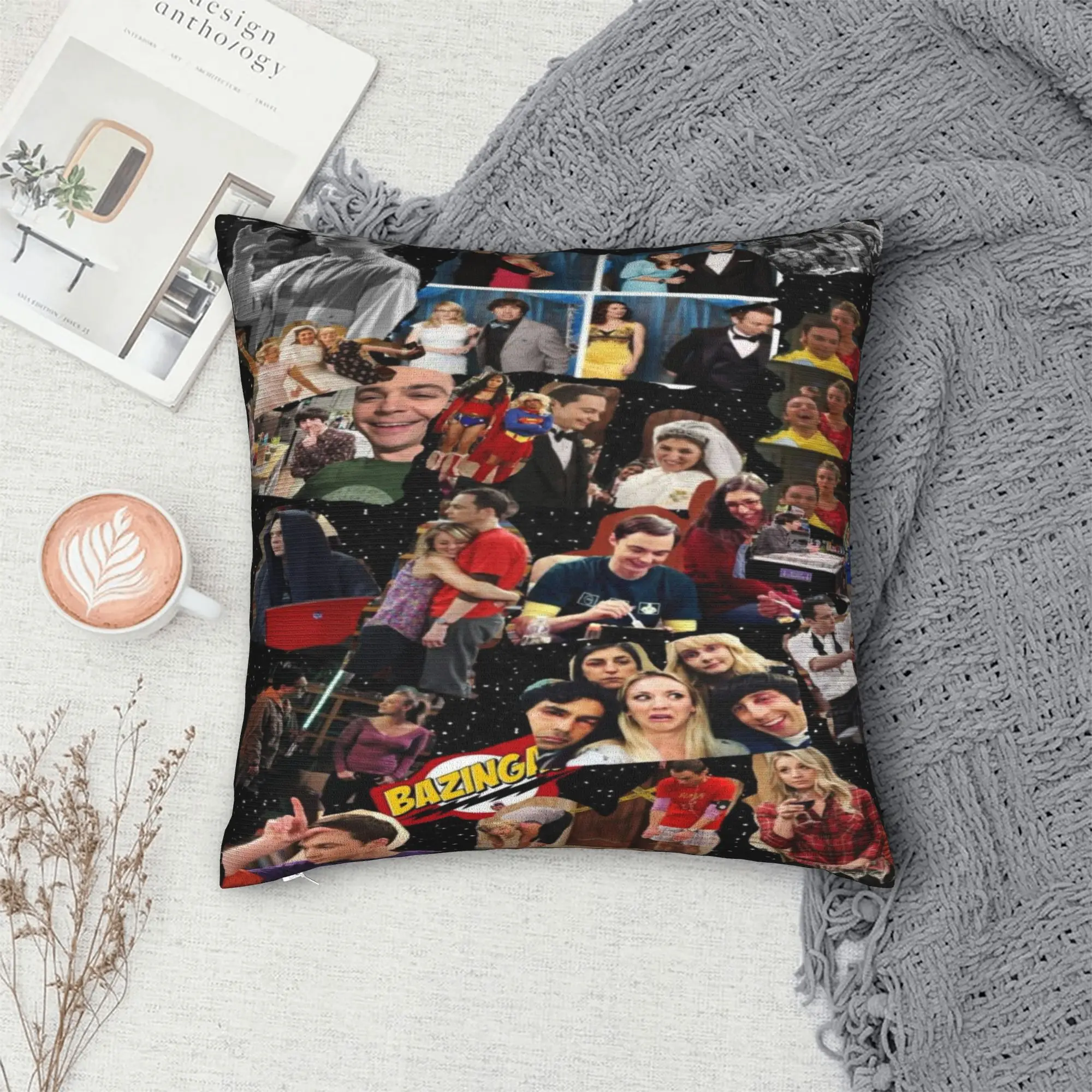 

Стильный автомобиль The Big Bang Theory Декор Наволочка Аксессуары Наволочка на молнии Многоразмерный