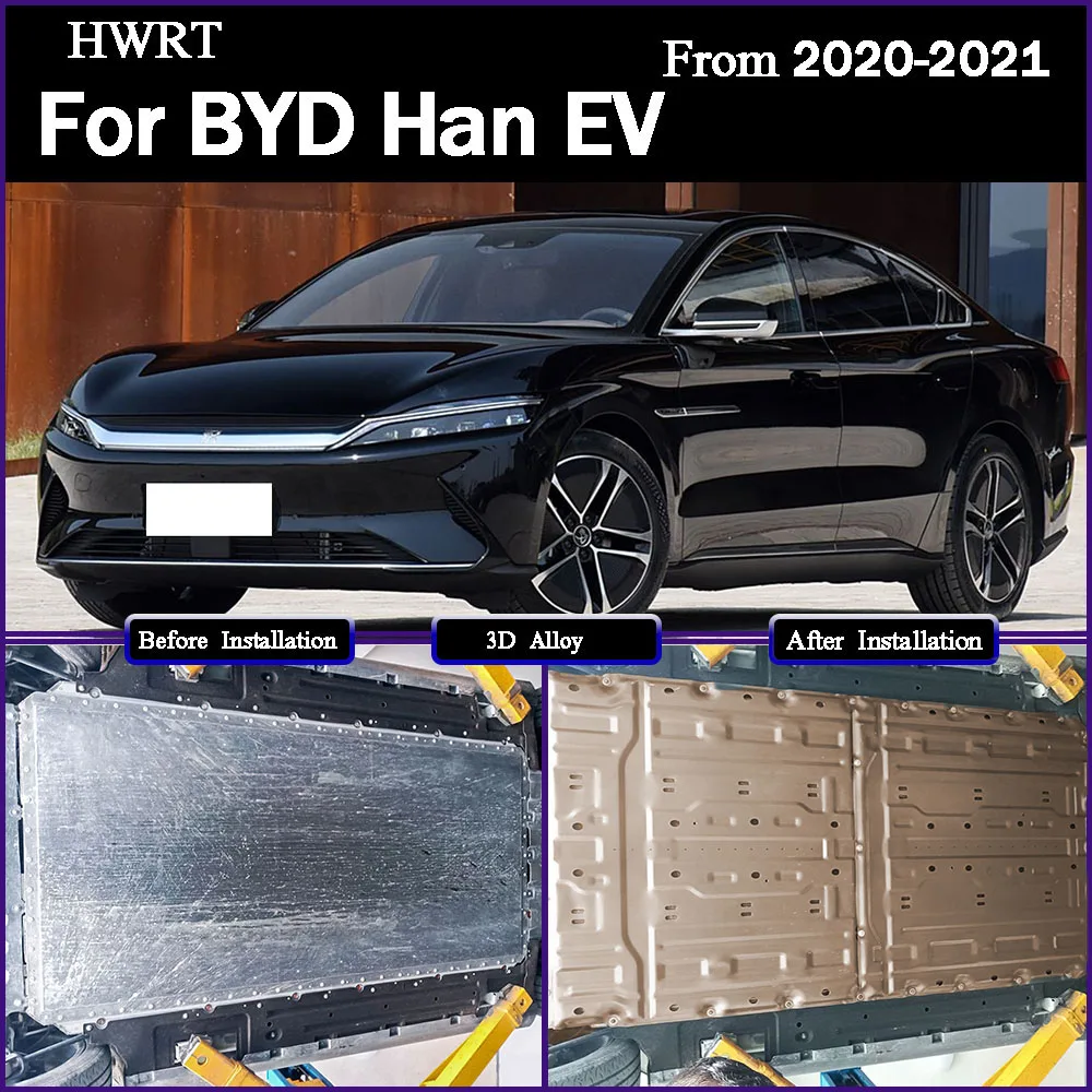 

Engine Chassis Guard Cover Protector Plastic Magnesium Alloy Accessories For BYD Han EV‌ 2020-2021 Battery Protection Board