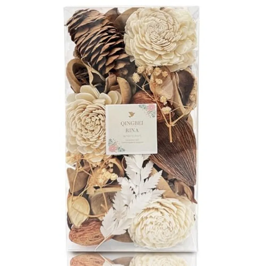 

Spring Potpourri Bags Mangnolia Scented Potpourri Bowl Filler White Decorative Dried Flowers Home Fragrance Sachet Vase Fillers