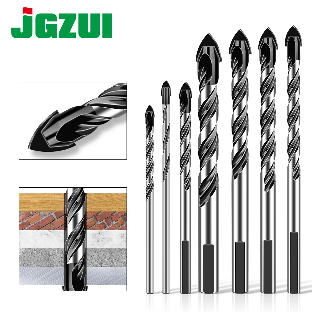 

Tile Puncher Wall Drill Glass Cement Concrete Drill Bit Alloy High Hardness Triangulator Drill Multi-function Tools