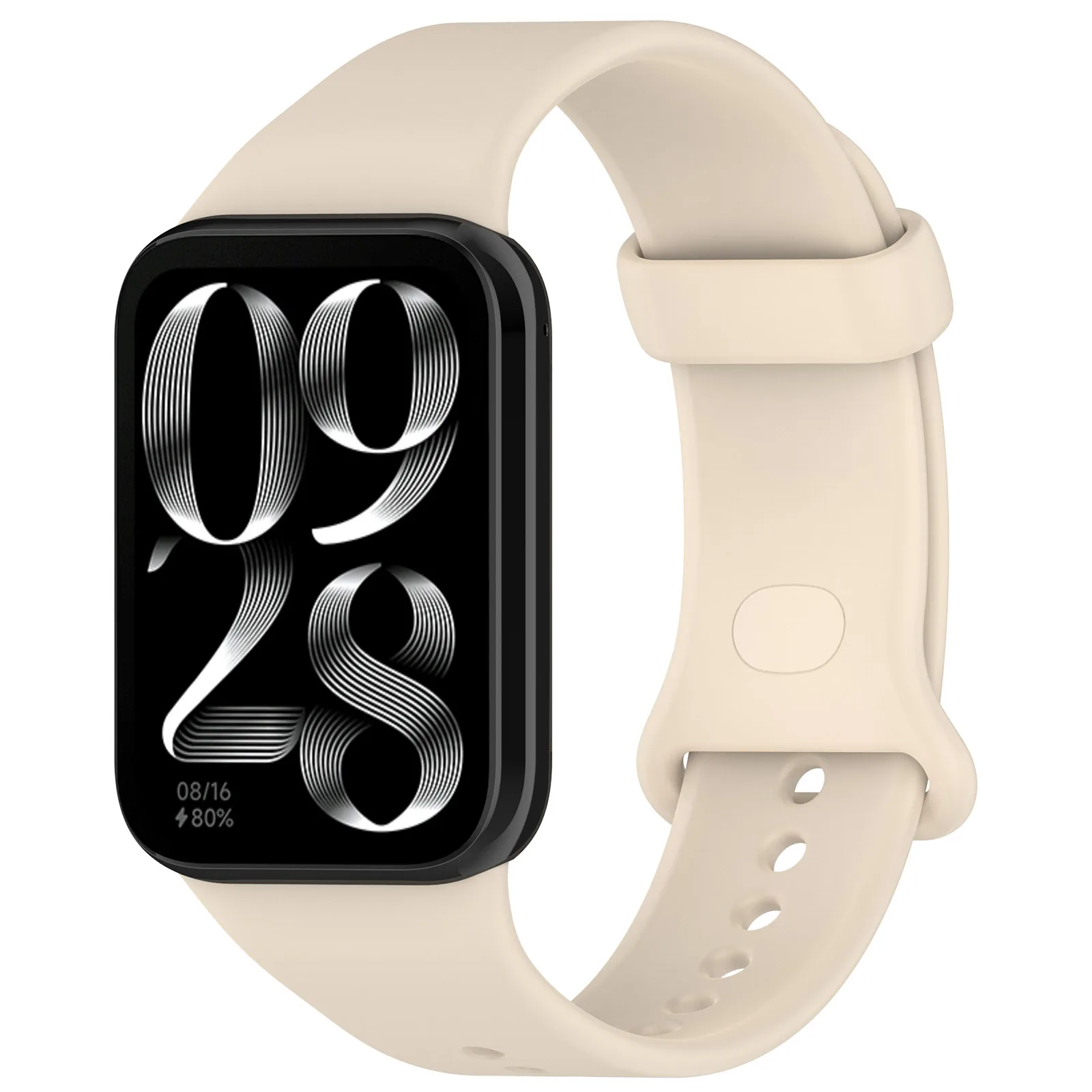 Offizielles Silikonarmband für Xiaomi Smart Mi Band 8 Pro/9 Pro, Atmungsaktives Armband, Zubehör, Redmi Watch 6/5/4 Armbänder – Detail 3