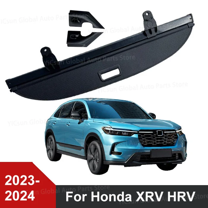 For Honda XRV HRV 2023-2024 Cargo Storage Solution Retractable Trunk Cover with Privacy Shield and Organizer Racks Accessories