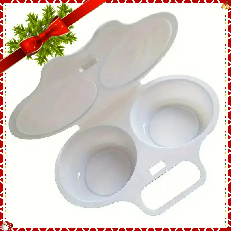 

【Hot sales】Food Grades Plastic Microwave Cooking Eggs Steamer Convenient Kitchen Cooking Mold Egg Poacher Kitchen Gadgets