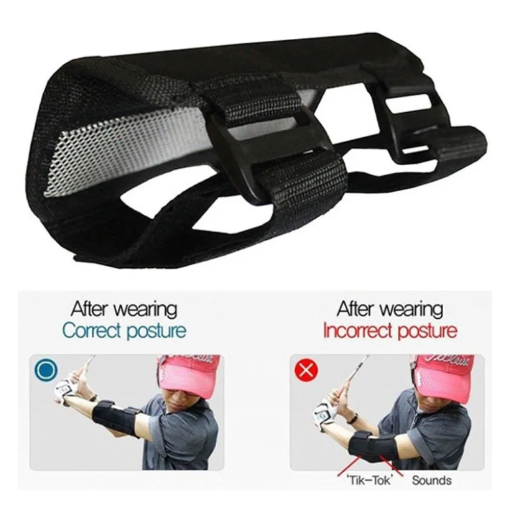 حركة اليد جولف سوينغ الكوع مصحح حامي المعصم مع مشبك الرياضة الموقف التدريب مصحح المعونة جهاز قابل للتعديل