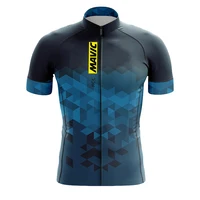 RCC MAVIC-Camiseta de ciclismo de manga corta para hombre, ropa de verano para bicicleta de carretera, camisetas transpirables para gimnasio, 2025