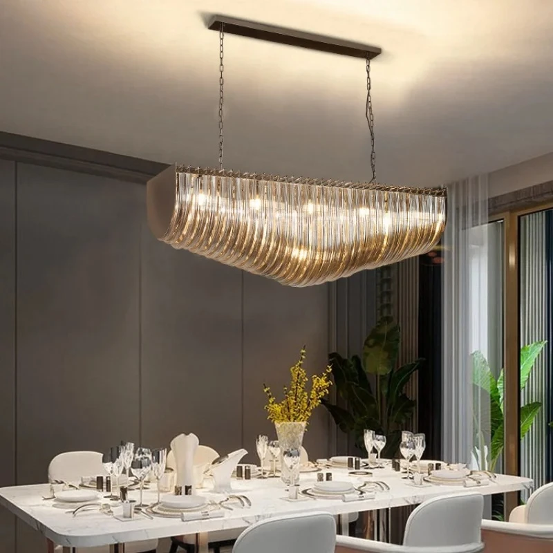 Led Chandelier Hot Sale Creative Design Transparent Glass Indoor Living Room Dinning Room Modern Chandeliers
