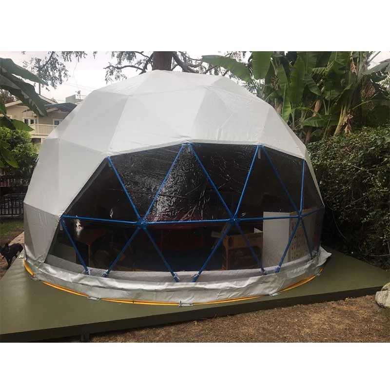 

В наличии 6 м диаметр Geo dome house canvas glamping rest dome tent