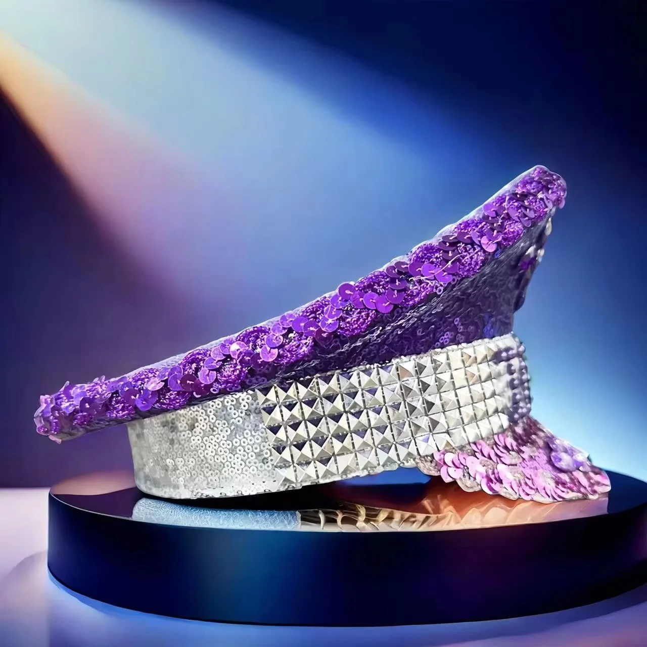 HongLuan – chapeau de Costume d'halloween, chapeaux de capitaine en strass pour femme de Festival Burning Man, accessoires féminins de Cosplay