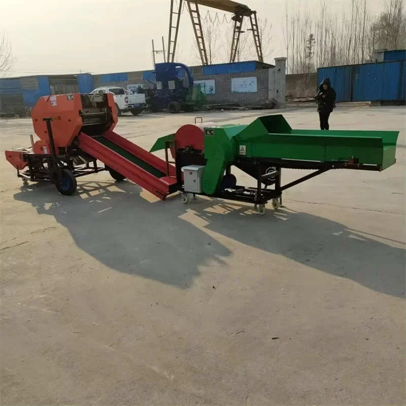 Automatic Straw Baler Machine Hydraulic Hay Baling Equipment for Farm and Livestock Use