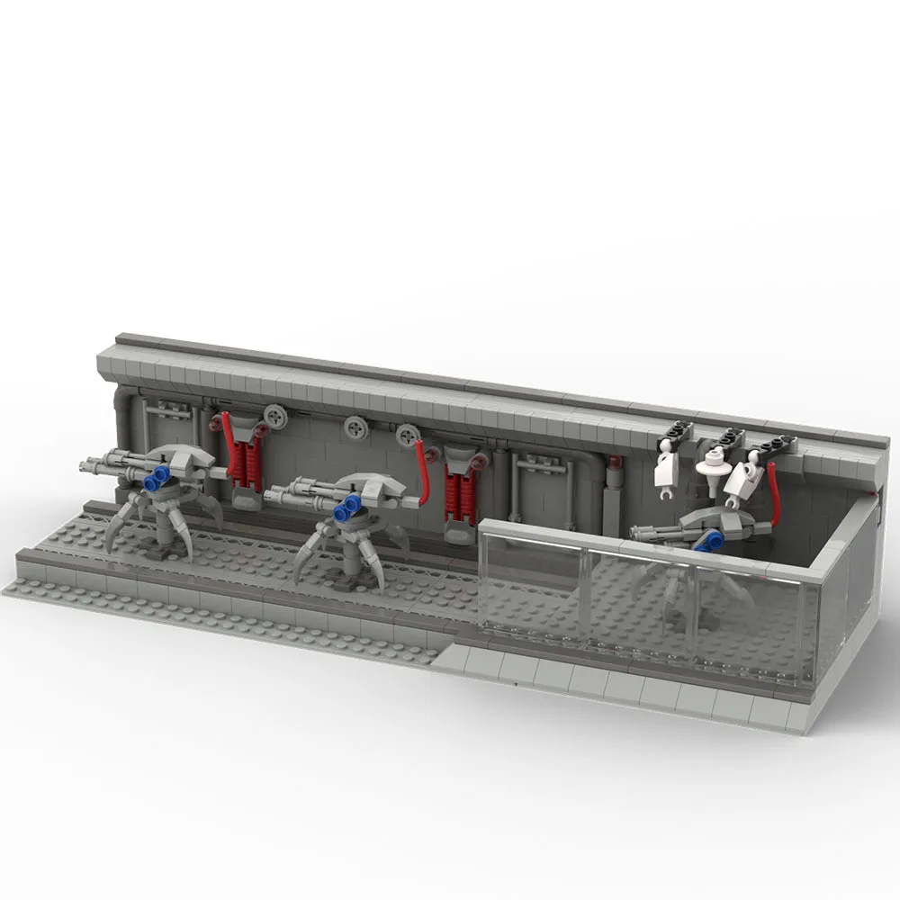 

Space War Building Blocks Interstellar scene Sentinel machine gun production construction base Blocks Kit