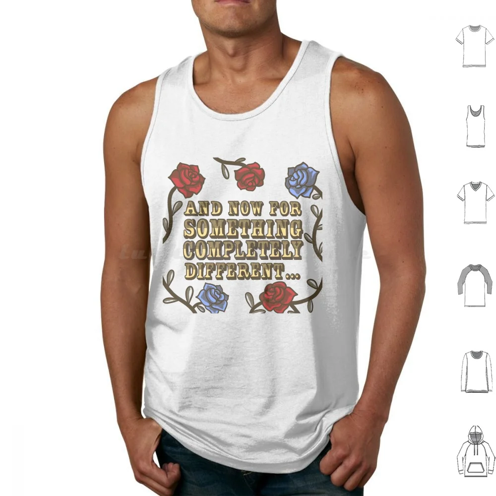 Flying Circus Transparent Tank Tops Vest Sleeveless Quote British Comedy