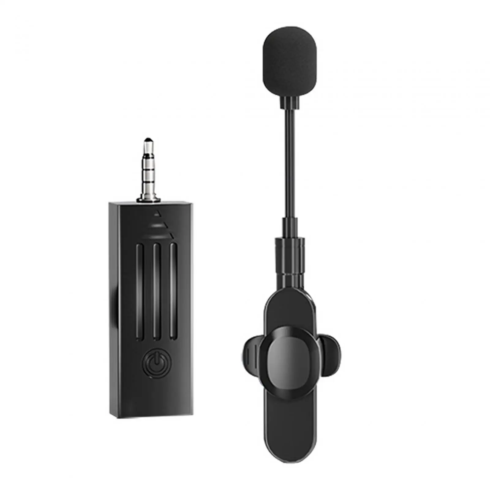 Wireless Lavalier Lapel Mic, Conexão Automática, Clip on, Zoom, Vlog, Áudio, Gravação de Vídeo, YouTube, Facebook, Ao Vivo