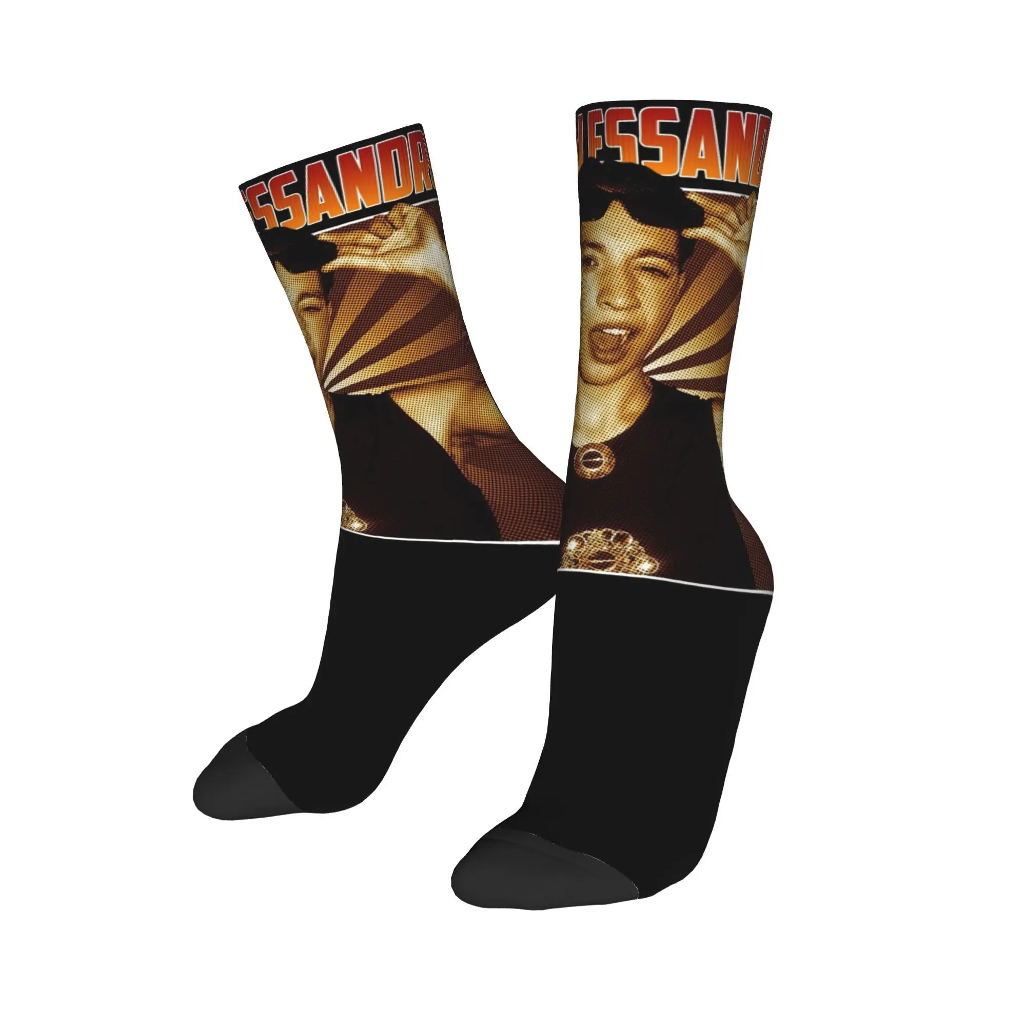 Kyle Alessandro Norwegen Sänger Eurovisions 2025, Socken, Merch für Männer und Frauen, weiche Socken, superweich, beste Geschenkidee