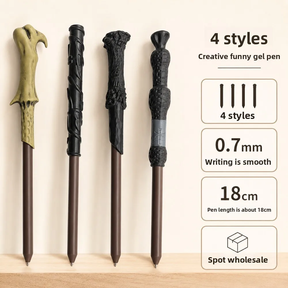 Harry Potter wand ballpoint pen magic wizard wand ballpoint pen novelty stationery gift fans collect school office supplies. - view 3