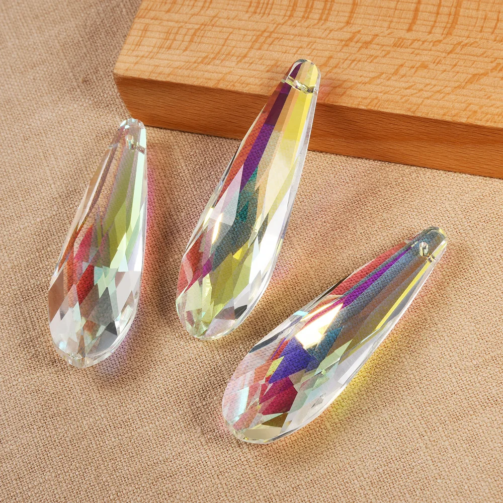 3pcs Pendant Crystal Sun Catcher Prisms Hanging Suncatchers Glass Prism Rainbow Maker for Windows Room Aesthetic Home Decor