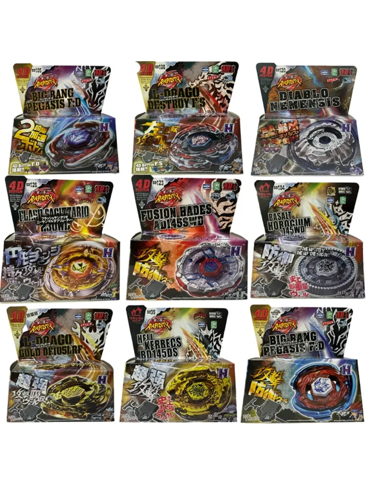 Takara Tomy 31 verschiedene 4D-Metall-Fusion-Sets, inklusive Launcher und Kreisel – das ultimative Kampfspielzeug-Geschenk für Kinder